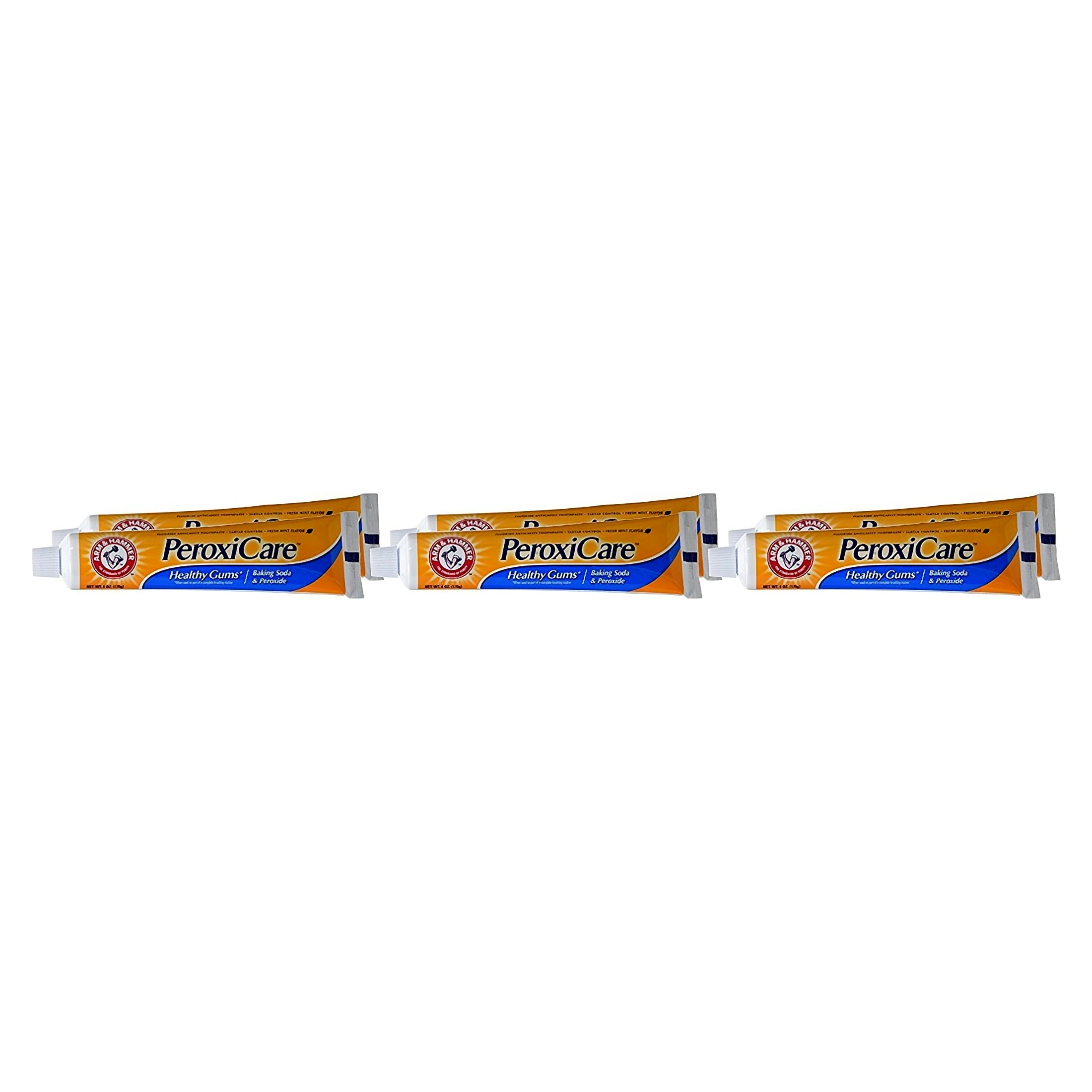 ARM & HAMMER PeroxiCare Tartar Control Toothpaste Fresh Mint 6 oz, 6-Pack