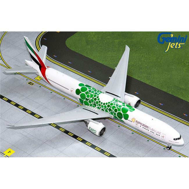 777 Emirates Airplane Toy Die-Cast Passenger Plane Model Art Craft 