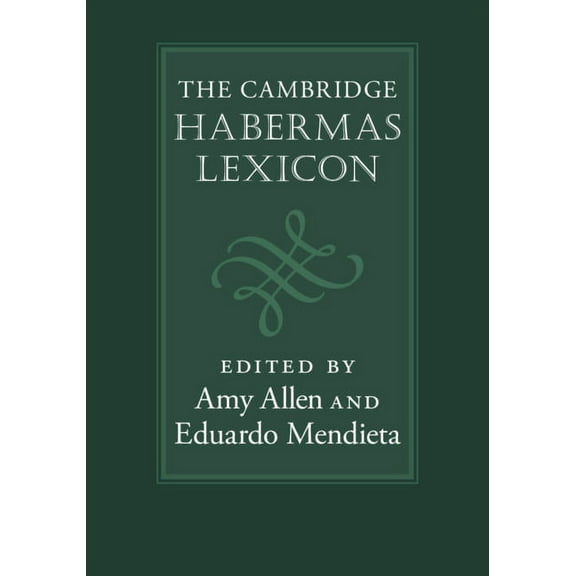 The Cambridge Habermas Lexicon, (Paperback)