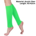 thumbnail image 2 of Calentadores de piernas acanalados de neón para mujeres jóvenes para los años 80 Ochenta Deportes Yoga Calentadores de piernas para mujeres para niñas Gótico 80 Estilos Ropa Calentadores, 2 of 5