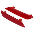 thumbnail image 1 of 1 par de luces reflectoras de parachoques trasero del lado izquierdo derecho 33505TR0A51 para Honda Civic 2013-2015 rojo, 1 of 7