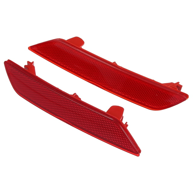 1 par de luces reflectoras de parachoques trasero del lado izquierdo derecho 33505TR0A51 para Honda Civic 2013-2015 rojo