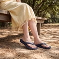 thumbnail image 2 of Smile Popcorn Women's Flip Flops Lightweight Thong Sandals Summer Beach Sandals with Arch Support, Navy, 2 of 7