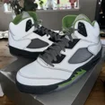 thumbnail image 3 of Ni - ke Size 11.5 - Jordan 5 Retro Green Bean, 3 of 5