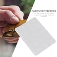 thumbnail image 3 of OULII 50Pcs Transparent Card Protectors Anti Scratch Sleeves for Trading Cards Display, 3 of 6