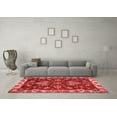 thumbnail image 3 of Ahgly Company Indoor Rectangle Abstract Red Modern Area Rugs, 2' x 5', 3 of 4