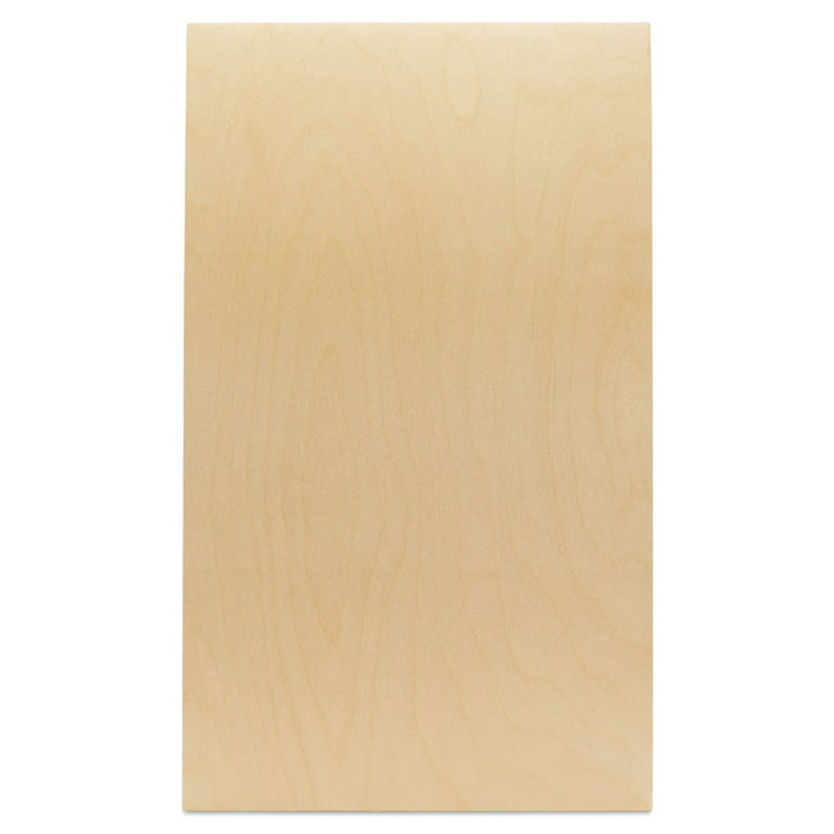 QLOUNI 10PCS A4 Plywood Sheets 3mm, 300 x 220 x 3 mm Birch Wood