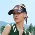 thumbnail image 4 of KLL Sport Sun Visor Hats Ball Caps Empty Top Baseball Sun Cap for Men Women-Dreamy Forest Elf, 4 of 6