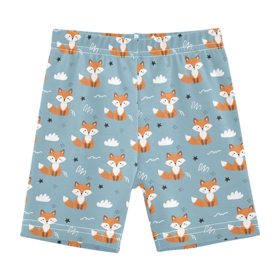 joogoo Cartoon Fox Girls Lined Shorts Bike Dance Bottoms 6T