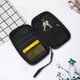 thumbnail image 4 of Daboolka Cartera de Viaje Pasaporte Titular Multifunción Entradas Tarjetas Bolsa de Almacenamiento Bolsa (Negro), 4 of 8