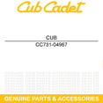 thumbnail image 2 of CUB CADET 731-04967 Lever CSV061, 2 of 5
