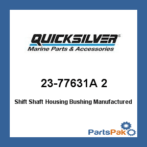 5th Gear Shift Shaft - Mercury - Mercruiser 23-77631A 2 Mercury Quicksilver 23-77631A 2 Shift Shaft Housing Bushing-
