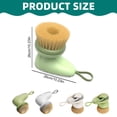 thumbnail image 3 of Soap Dispenser Dish Brush, Palm Brush Dish Scrubber, Dish Brush with Soap Dispenser, Pot Pan Brush, Ergonomic Kitchen Scrub Brush for Kitchen Cleaning Dishes Pots Pans Sink Cleaning Dish Scrubber, 3 of 7