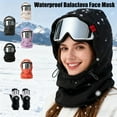 thumbnail image 3 of Agriculturi Waterproof Fleece-Lined Hood, Cold Weather Balaclava for Skiing & Snowboarding, Helmet-Compatible Face Mask with Adjustable Fit, Windproof Winter Hood, 3 of 7