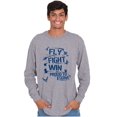 thumbnail image 5 of US Air Force Fly Fight Wind Pride Long Sleeve TShirt Men Women Brisco Brands X, 5 of 6