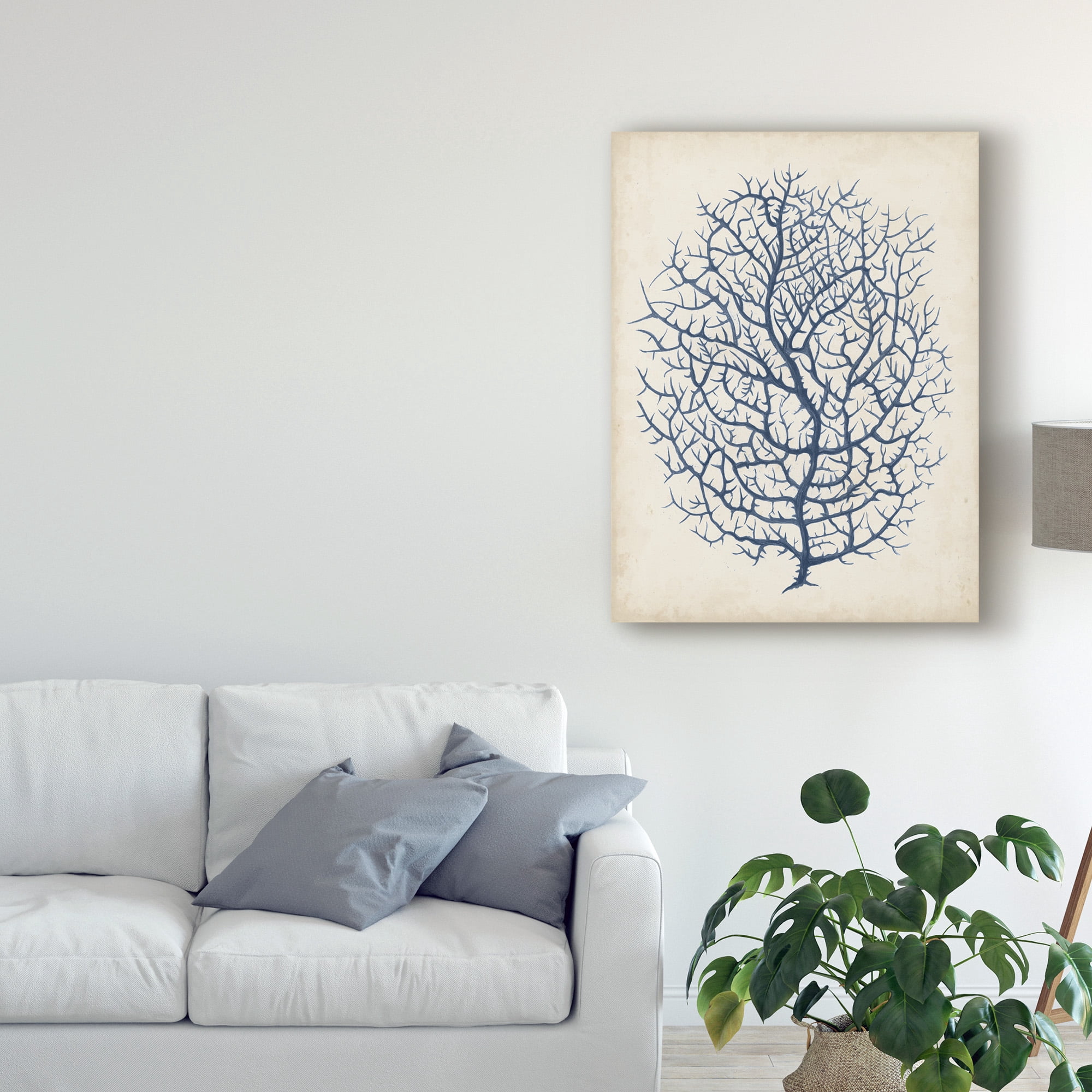 Trademark Fine Art 'Indigo Coral I' Canvas Art by Vision Studio