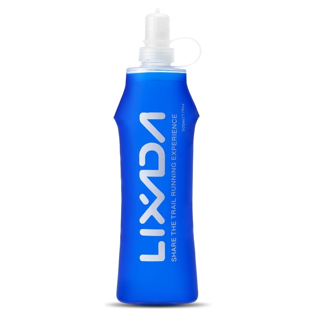 Botella Botella blanda Lixada Botella de agua de hidratación sin BPA plegable para correr al aire li Lixada Botella