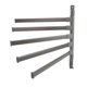 thumbnail image 1 of Swivel Towel Rack 5 Arm Swivel Towel Bar Wall Mounted Punch Free Bathroom Dual Use Storage Rack Grey, 1 of 4