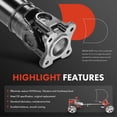 thumbnail image 4 of A-Premium Rear Complete Drive Shaft Prop Shaft Driveshaft Assembly Compatible with Subaru Impreza 2002 2003 2004 2005, Automatic Transmission, Replace# 27111FE041, 27111FE040, 4 of 8