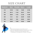 thumbnail image 2 of 3-Piece Blue Black Cosplay Costume Rise Red, Jumpsuit Apron with Badge Suit, Halloween Outfit for Anime Party Events, 2 of 8