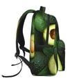 thumbnail image 4 of Haiem Fresh Avocados Printed School Backpack,Casual Travel Lightweight Backpack,Durable Comfortable Multifunctional Backpack,Laptop Backpack, 4 of 5
