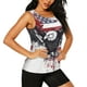 thumbnail image 2 of Fotbe American Flag Eagle Art Blusas Sin Mangas para Mujer – Estilo Casual, Corte Suelto, Slim-Fit, Cuello Redondo Deportivo, Tops de Verano para Gimnasio y Yoga-Medium, 2 of 7