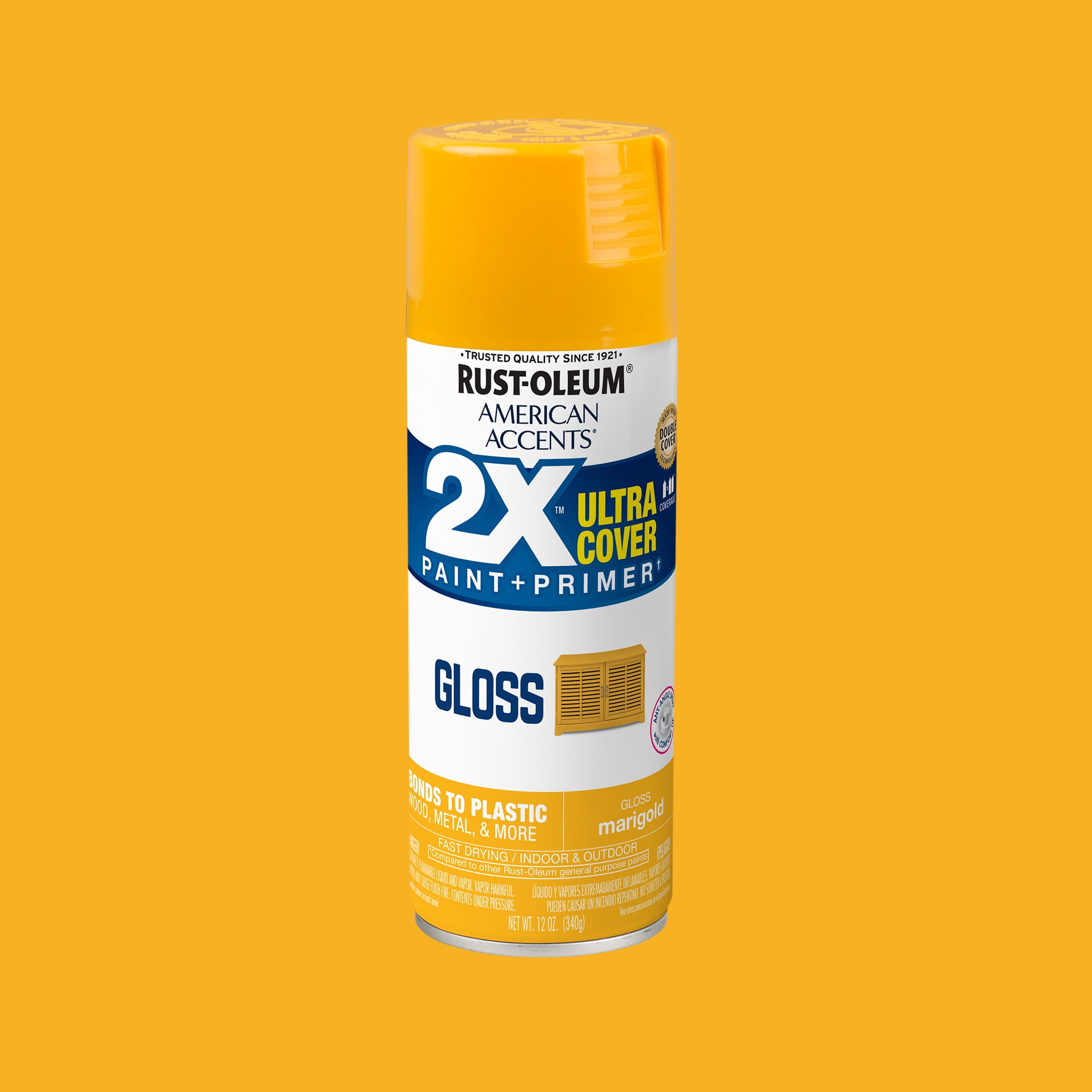 6 pack) Marigold, Rust-Oleum American Accents 2X Ultra Cover Gloss