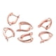 thumbnail image 2 of 6 ganchos para pendientes franceses, accesorios de joyería DIY, dijes, ganchos para pendientes, cierres Ronda de oro rosa, 2 of 9