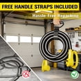 thumbnail image 6 of ZAZFO 25ft 30Amp RV extension cord,Heavy duty 10/3 Gauge Waterproof RV Power Cord,NEMA TT-30P/R 125V,Black-Yellow, 6 of 8