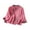 Z277-Hot Pink, variant on Ichuanyi Women's Cotton Linen Embroidered Button-Down 3/4 Sleeve Tops Button Down Tunic Blouse Stand Collar Cardigan