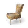 thumbnail image 3 of Designart « Gleaming Gold V » Collages Abstraits Dorés Fauteuil d'Appoint Rembourré - Fauteuil Moderne pour Salon, 3 of 7