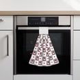 thumbnail image 6 of Disketp Gnomes and Hearts Hanging Kitchen Towel Tie Towels Tea Bar Dish Cloths Dry Towel for Laundry Room Decor (18*14in), 6 of 7
