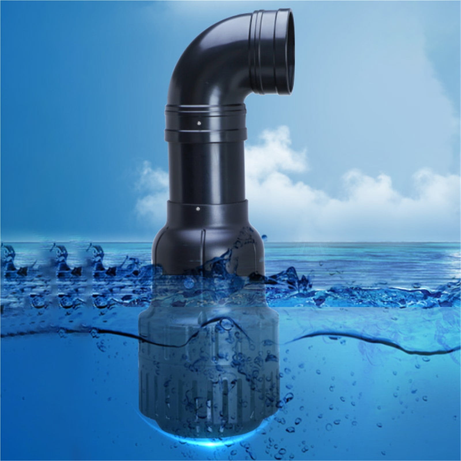 Filter Water Pump, Filtration Waterfall Circulation Device, Silent Fish  Tank Aquarium Keep Ecological Balance ,Heavy Duty Build