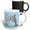 Multicolor, variant on 3drose, Cute Grey Dolphin Blue Ocean, 15oz Mug