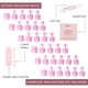 thumbnail image 4 of Uñas a presión Glamnetic Think Pink Solid Pink Pink, 4 of 6