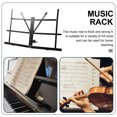 thumbnail image 3 of WHAMVOX 1 Set Portable Music Stand Table Music Stand Metal Black for Musical Instruments, 3 of 8