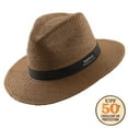 thumbnail image 4 of Panama Jack Matte Toyo Ribbon Safari Sun Hat (Brown, Large), 4 of 9