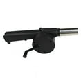 thumbnail image 2 of Mobutofu 1Set Fire Starter Blower Bbq Blower for Cycling Silver, 2 of 5