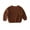 Brown, variant on Vedolay Long Sweaters for Girls Autumn Winter Colorblock Pullover Round Neck Slim Sweaters,Pink 2-3 Years
