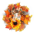 thumbnail image 1 of MesaSe Artificial Autumn Wreath 50cm Diameter Fall Theme Front Door Decor Home Hanging, 1 of 8
