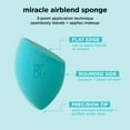 thumbnail image 6 of Real Techniques Miracle Mattifying Makeup Sponge Duo, for Powder & Foundation, Multi Color, 2 Count, 6 of 19