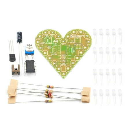 

YEUHTLL HBL-22 Heart-Shaped Breathing Lamp Practice Learning Electronic DIY Kits
