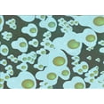 thumbnail image 1 of Ahgly Company Indoor Rectangle Patterned Blue Lagoon Blue Area Rugs, 2' x 4', 1 of 6