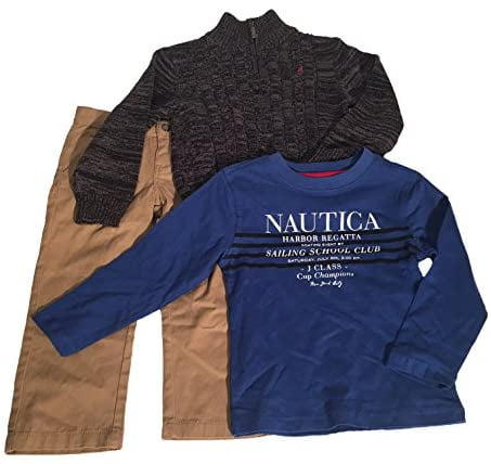 Nautica Baby Boys 2-Piece Pullover Sweater and Pants Set 