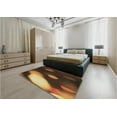thumbnail image 4 of Ahgly Company Indoor Square Patterned Blood Night Red Area Rugs, 3' Square, 4 of 6