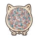 thumbnail image 1 of Morandi-Colored Cat Shaped Wooden Jigsaw Puzzle, Cats Shaped Puzzle, 1 of 1
