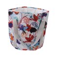 thumbnail image 3 of Cubo de baño plegable para remojar los pies, lavabo de baño de pies con aislamiento de PVC, portátil, bañera de agua con asa para acampar al aire libre, viajes, hoja de arce blanca, 3 of 14
