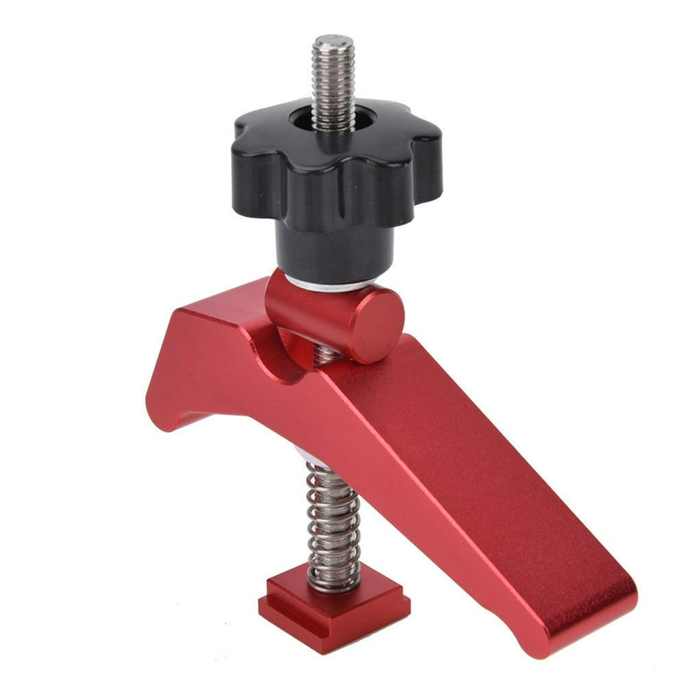 Tebru Woodworking Table Slide Slot Track Stopper Aluminum Alloy