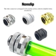 thumbnail image 3 of fastboy 12Pcs Computer Water Cooling Pipe Adapter Sealed Solid Color G1/4 Electroplated Anti-rust Fast Release Connector White, 3 of 6