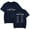 Navy, variant on Jorja Smith Falling Or Flying Tour 2025 Merch T-Shirt Casual Short Sleeved T Shirt Unisex TShirt